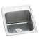 Lustertone 17" L x 22" W Drop-In Kitchen Sink with Drain Assembly
