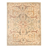 Ivory Traditional Silk Rug - 8' x 10'