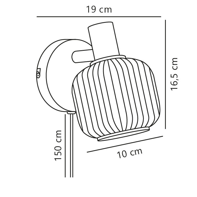 Glass Flush Mounted Sconce