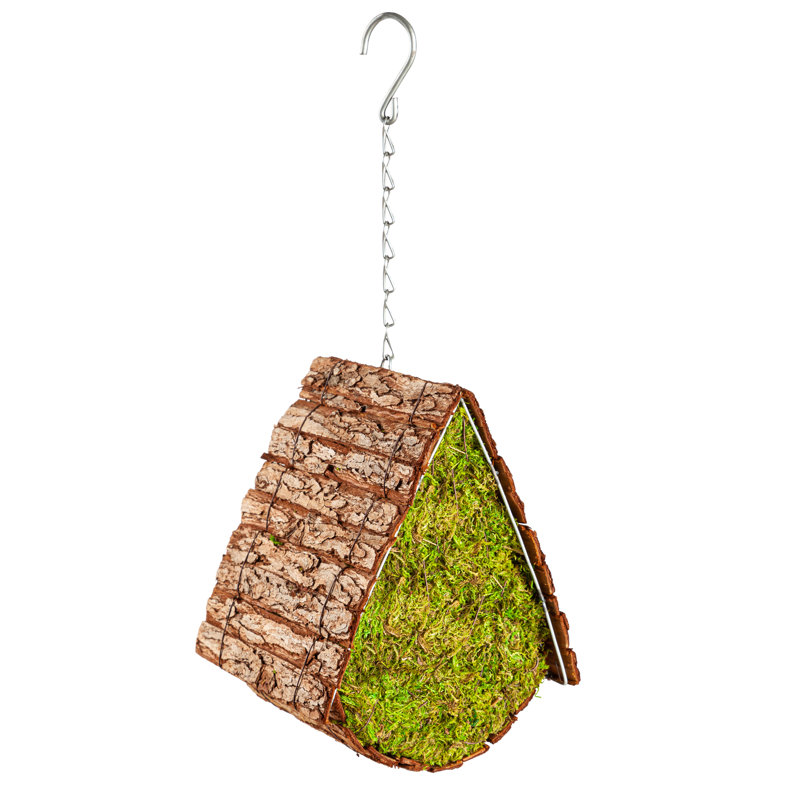 Cabane à oiseaux suspendue en bois Moss