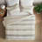 Stripe Textured Bedding Sets, Soft Polyester, Modern Comfort For Home
