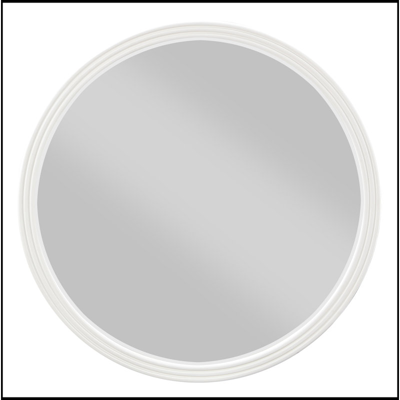 Miroir rond gris Carena