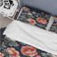 Ensemble de housse de couette moderne rose et vert Flower Gardens Serenity II-109155180