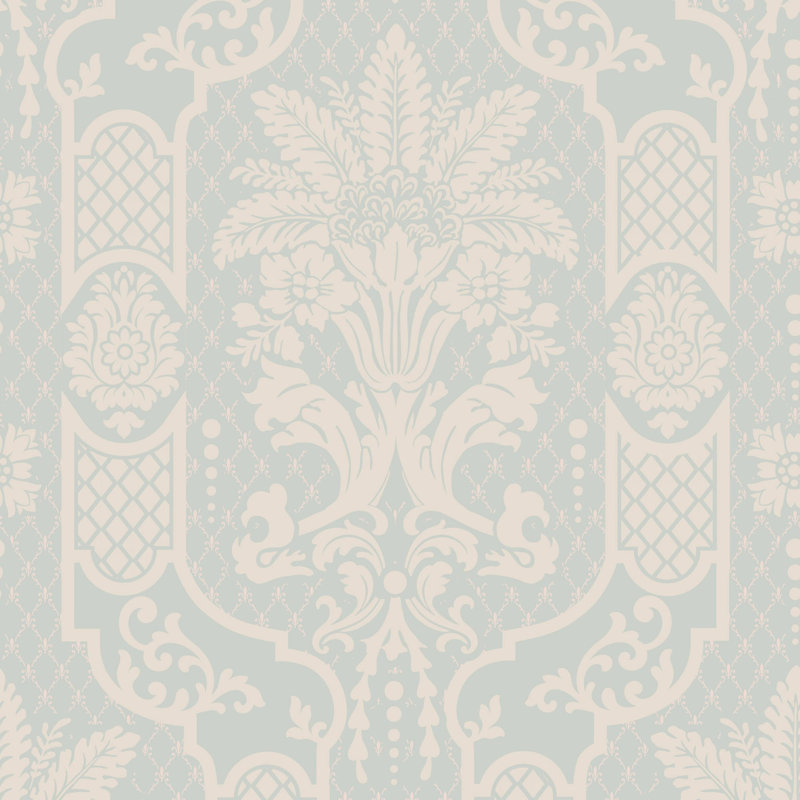 Columnar Bloom - Cloud Blue Wallpaper