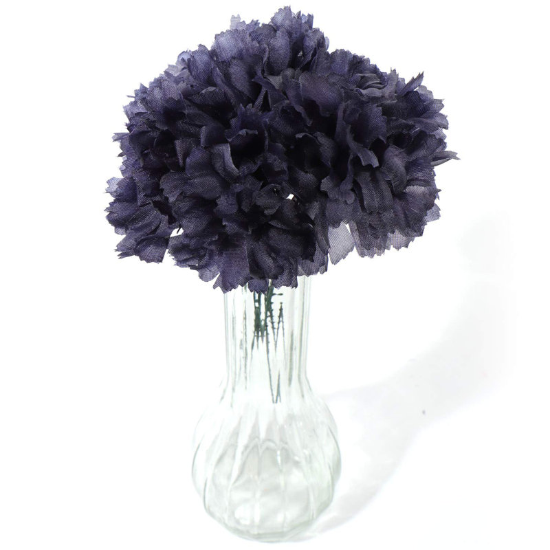 Pot de fleurs en soie, Bleu marine
