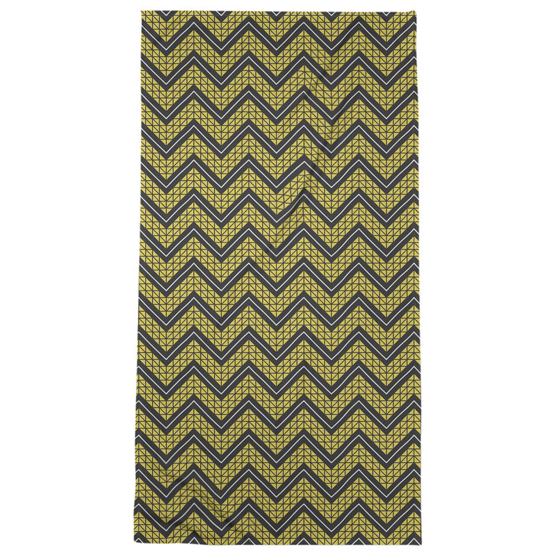 Stephenie Bath Towel, Golden/Black