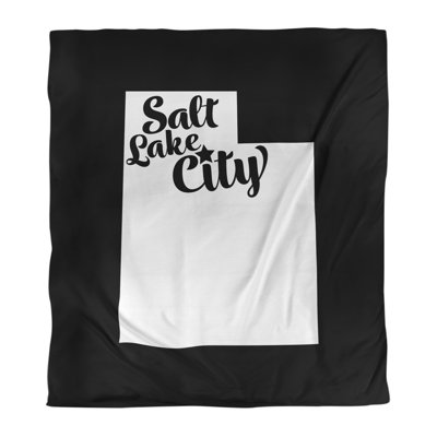 Housse de couette réversible simple Salt Lake City Utah