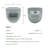 Add ons Rippled Outdoor Waterproof Solar Powered Integrated LED Deck Light Pack (Set of 4)-98230672