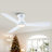 Kamy 52'' Ceiling Fan with LED Lights
