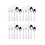 Laken 20-Pc Flatware Set, Stainless Steel, Service For 4