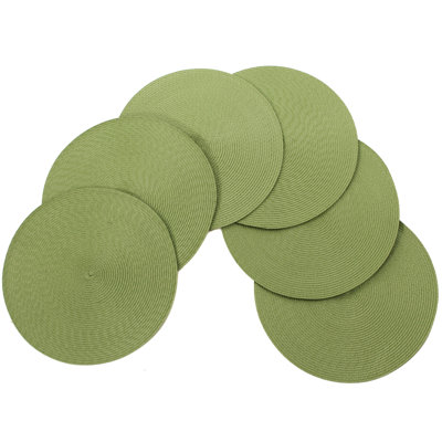 Marun Polypropylene Plastic Round Placemat