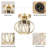 Esly Crystal Semi Flush Mount-676292451