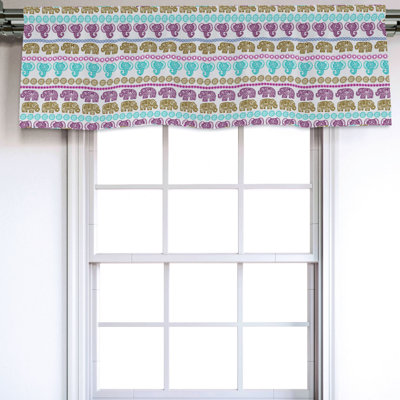 Sateen Ruffled Window Valance