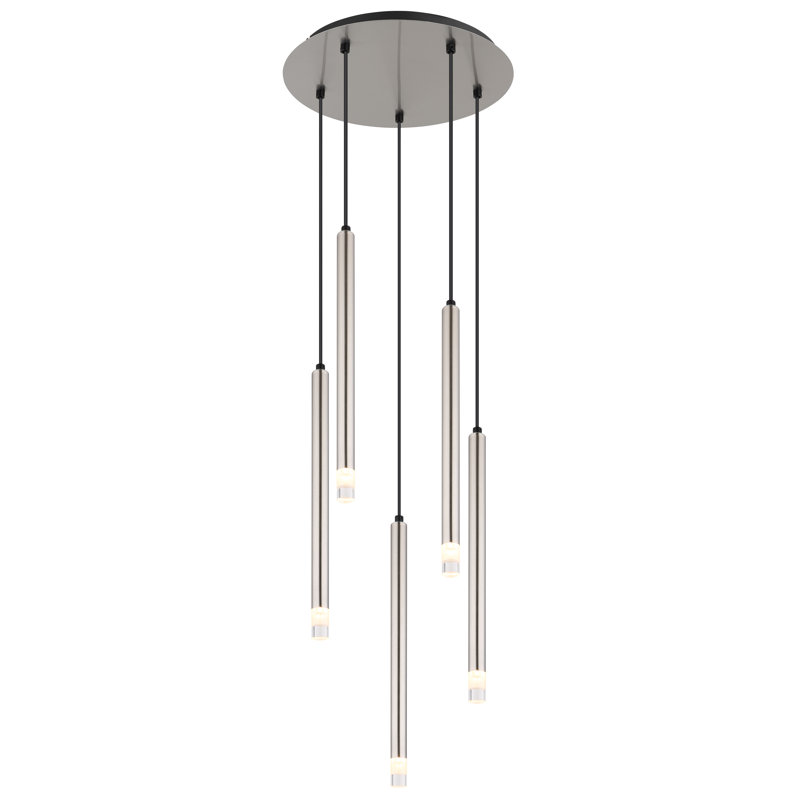 Daquon 5 - Light Pendant, Gebürstetes Nickel