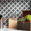 Twenties Mini 4" x 4" Ceramic Patterned Wall & Floor Tile