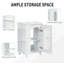 20" Bathroom Vanity with Sink, Bathroom Vanity Cabinet with Two-tier Shelf, Adjustable Shelf, Solid Wood and MDF-111912384