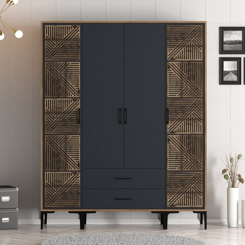 Armoire Ayreanna, Anthracite noyer