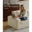 Canapé modulaire compressé à 3 places de style minimaliste, éponge haute densité 33d, tissu, beige et blanc, pour un espace de salon efficace, fonction couchette de qualité-2111381028-2111381030-2111381032