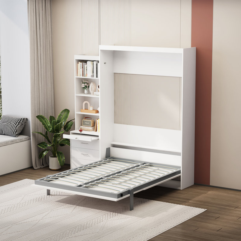 Lit peu encombrant avec tablette - Fabrication pour l'intérieur de meubles de chambre à coucher