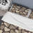Brown Hearts On Animal Skin Polyester Animal Print Duvet Cover