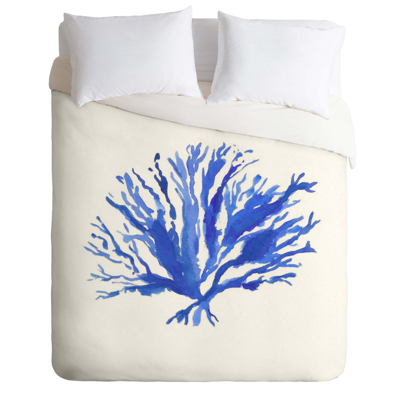 Ensemble de housse de couette sea corail, Housse de couette pour très grand lit et 2 très 