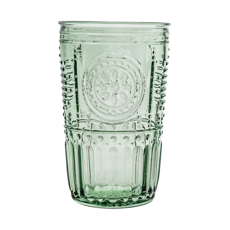 Romantic H Romantic Romantic Highball Glasses, 475, Green
