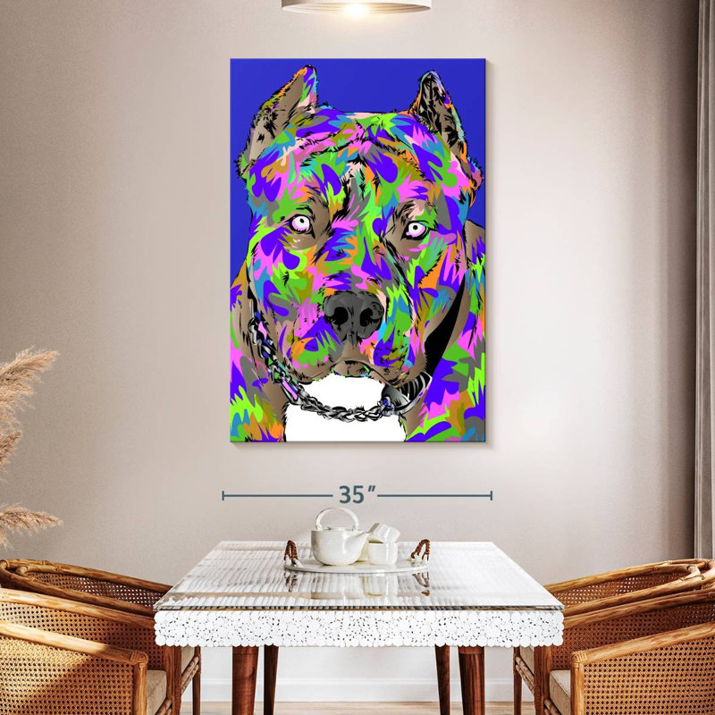 Brampt Pitbull 2022, 51" H x 34" W