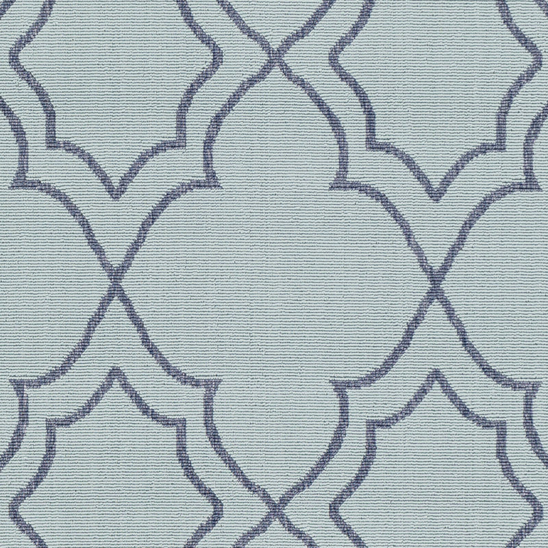 Tapis intérieur / extérieur géométrique Gilead, Carré 8 pi 9 po