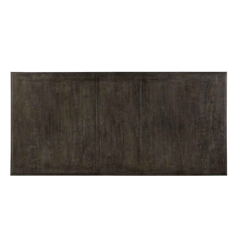 86" W Rustic Dining Table, Gray