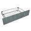 Lit plateforme double avec rangement en velours gris-1073106761-1073106762