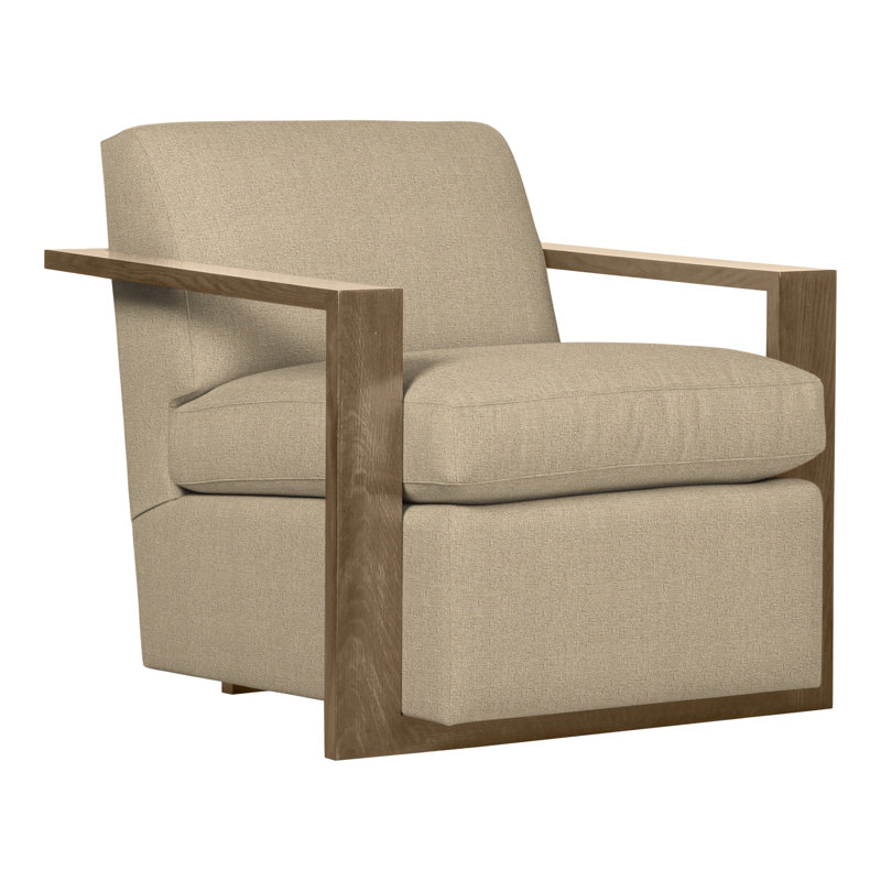 Thom Filicia Home 32" Wide Upholstered Armchair, Hampton, Nomad Sand