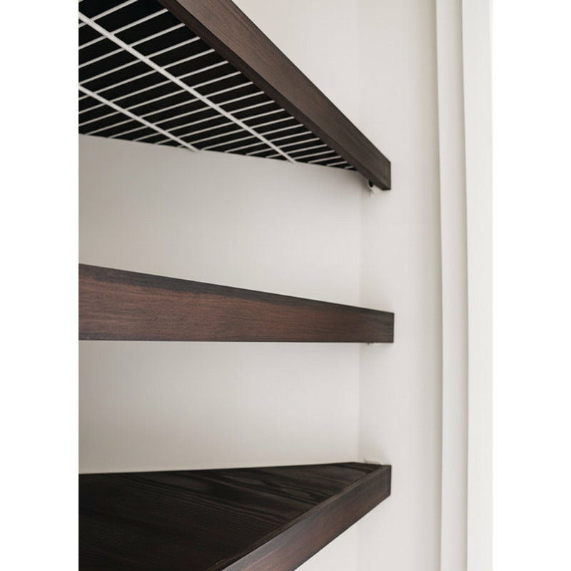 Housses | Tablettes flottantes personnalisées 24 noyer foncé, Noyer foncé, H 24 po x l 12 po x P 2,5 po