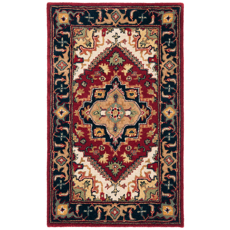 Balthrop Hand Tufted Wool Oriental Rug, Runner 2'3" x 12'