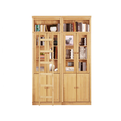 Delbis Solid Wooden Library Bookcase H:223 W:148 cm