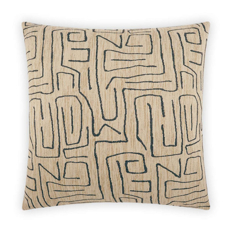 Novato Pillow Cover & Insert, Square 24", Jute