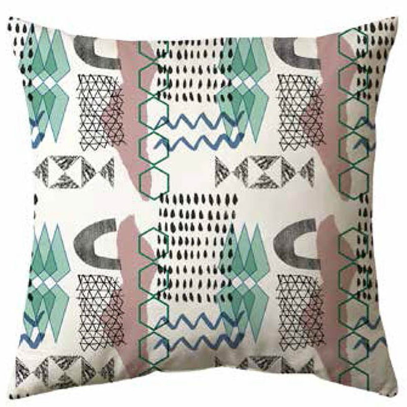 Alistair Abstract Square Cushion