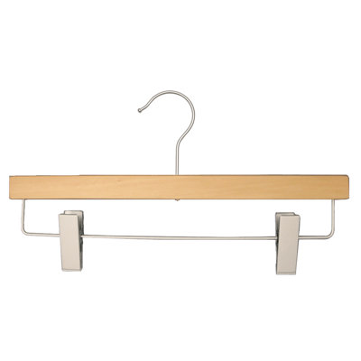 Friedland Wood Hangers With Clips for Skirt/Pants