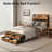 Bed Frame With Storage Drawers-1888778118