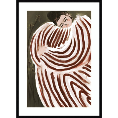 «Galya Sleeping Princess» par Treechild, impression sur bois encadrée