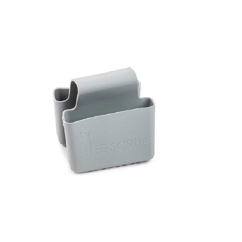 Core Kitchen Gray Rubber Sink Saddle Caddy