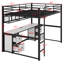 Lit mezzanine double avec tiroirs Alekzander Kids-24646859
