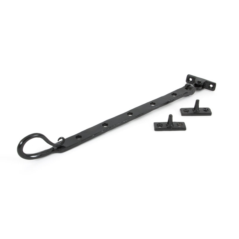 Shepherd's Crook Stay Door Accessory, Black