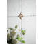 Grand miroir mural arqué en bois 22 po x 48 po, aspect fenêtre décorative, crème et or pour le salon, la salle de bain, le vestibule | Idée de cadeau