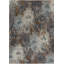 Damask Area Rug in Gray