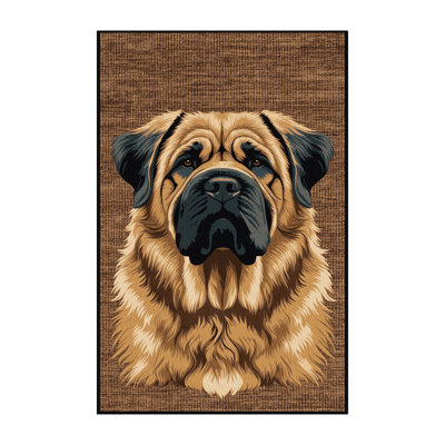  Tapis lavable tibétain mastiff