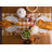 Laszlo Gingham 100% Cotton Table Runner-992797242-992797245