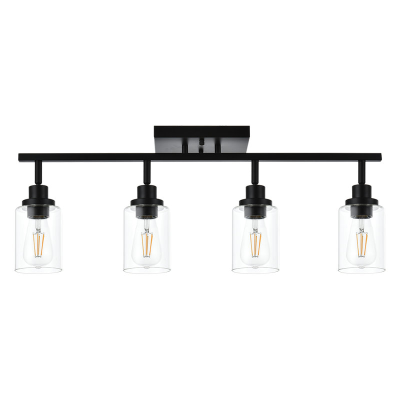 Ensemble de rail d'éclairage 28 po à 4 lumières