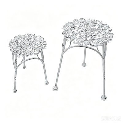 Plant Stand Indoor Outdoor Clearance Heavy Duty Cast Iron Plant Table For Patio & Garden, Tall Vintage Decorative Metal Plant Rack, Wrought Iron Flower Pot Holder For Home Garden Porch Yard