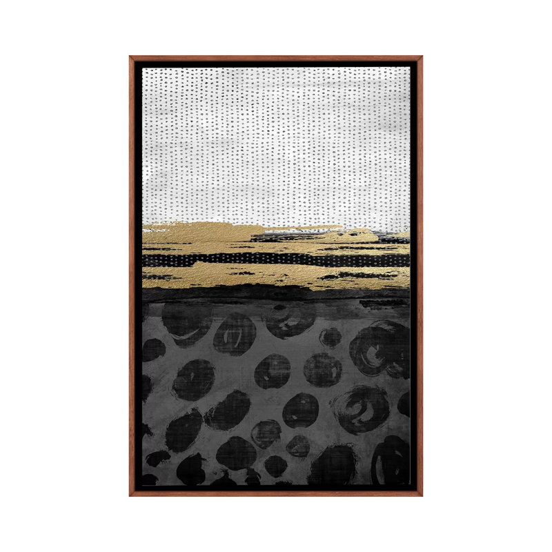 «Ethnic» par Nikki Chu - impression, Cadre brun classique, H 26 po x l 18 po x 1,5 po