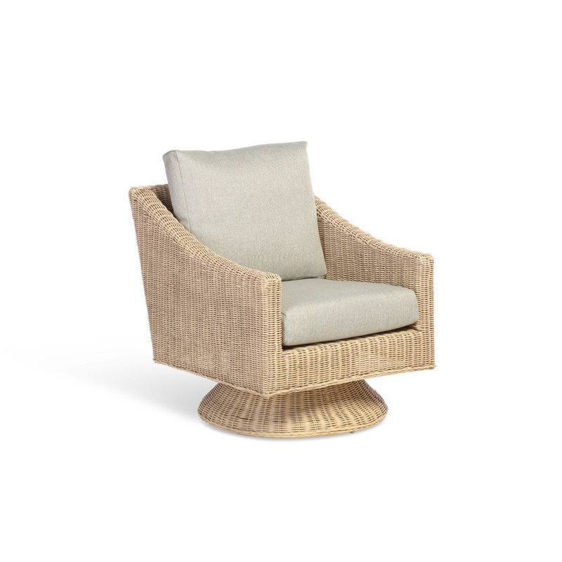 Upholstered Swivel Armchair